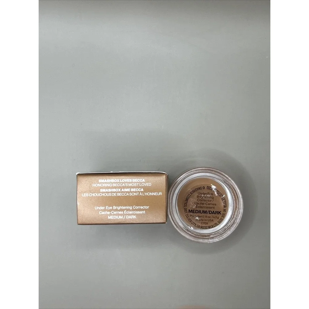 Smashbox Becca Under Eye Brightening Corrector, MEDIUM DARK, 0.15 oz NIB